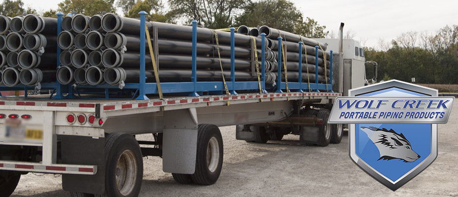 Wolf Creek truck with pipe racks