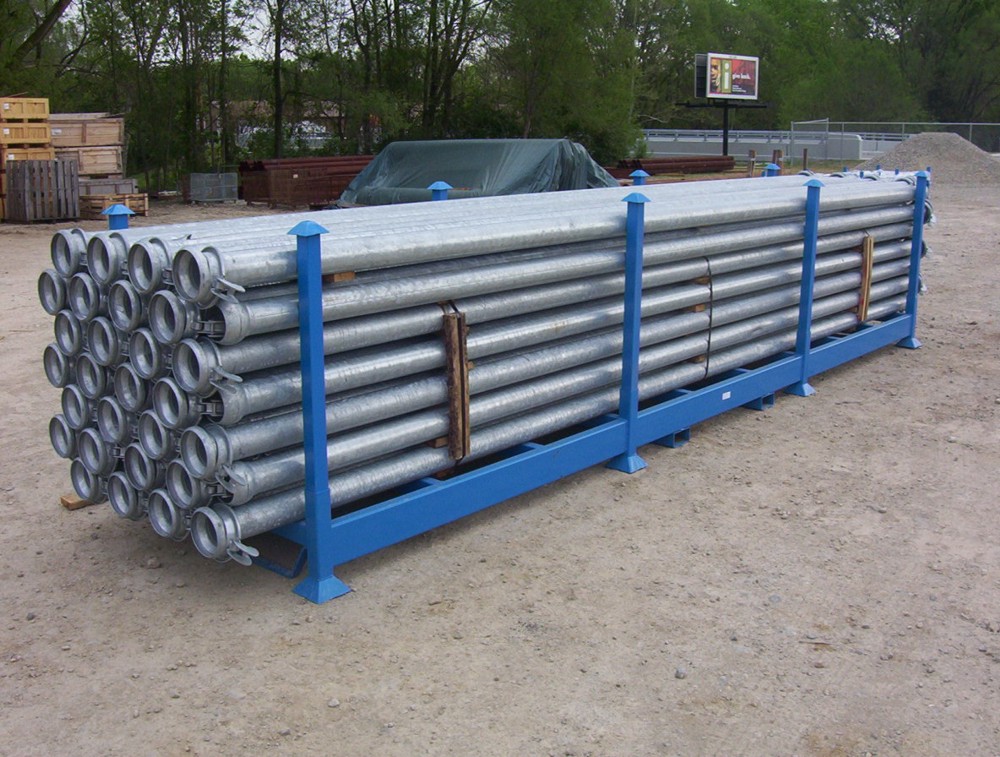 Steel pipe rack at Wolf Creek