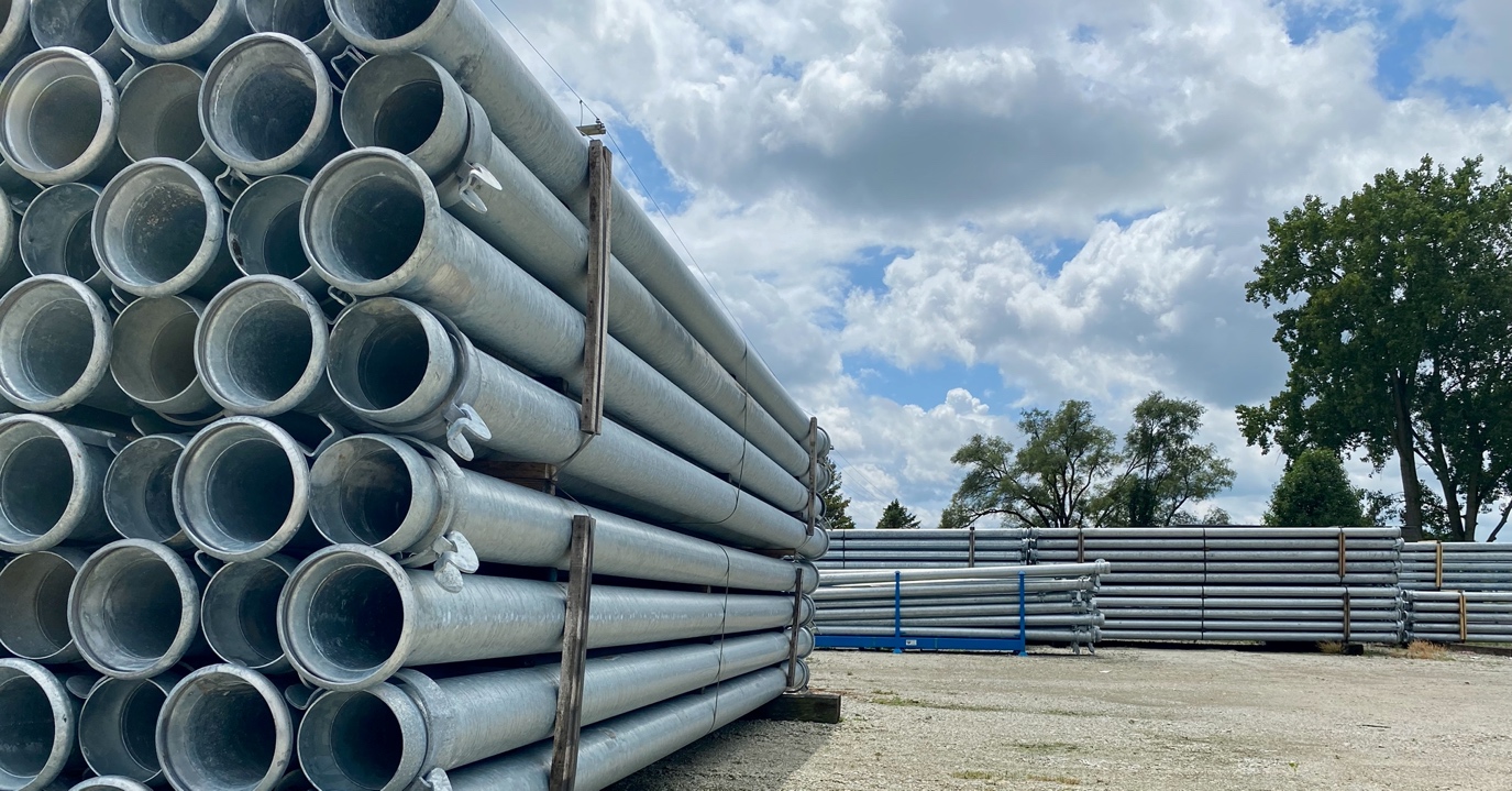 Wolf Creek portable piping steel galvanized pipe