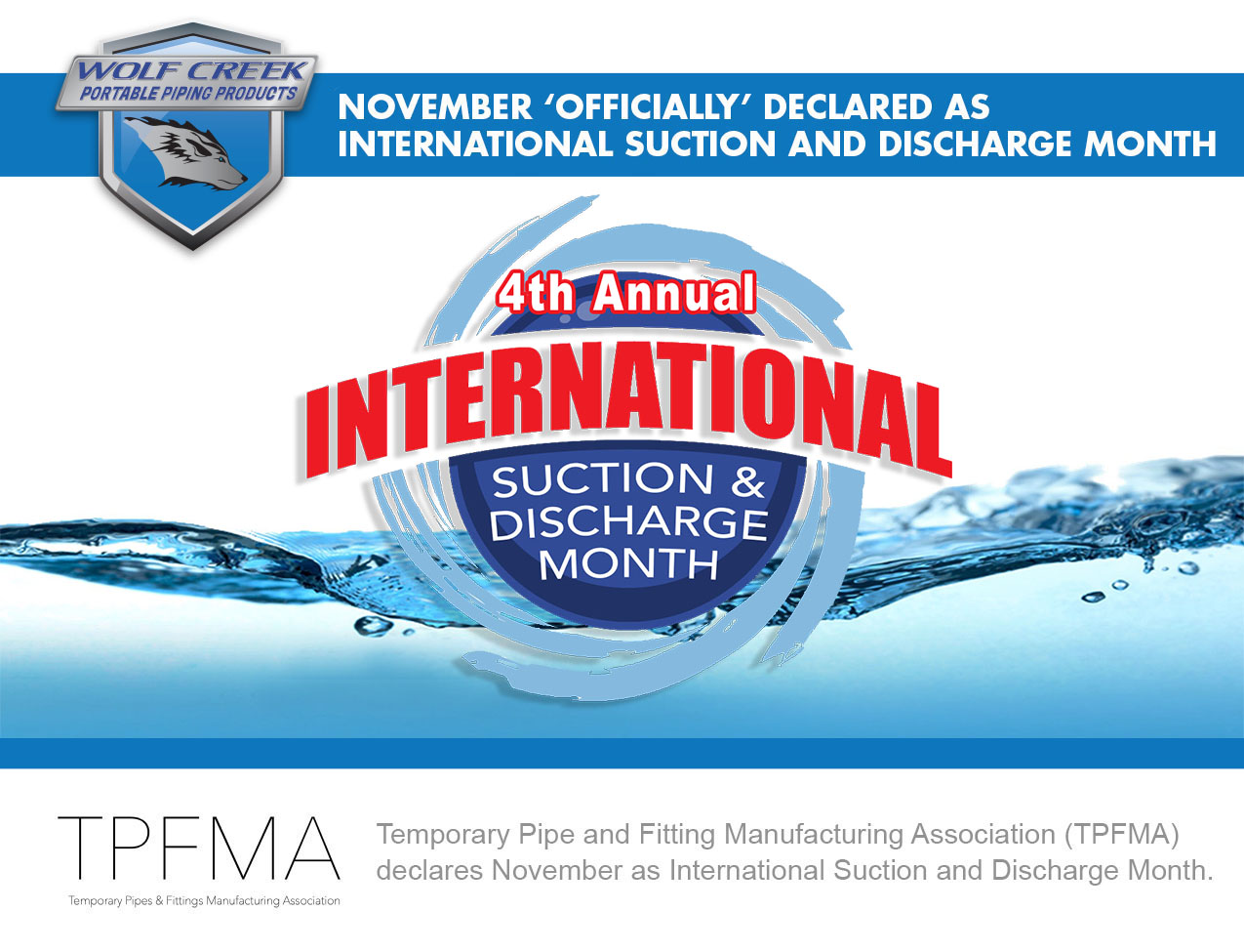 4th Annual Suction and Discharge Month