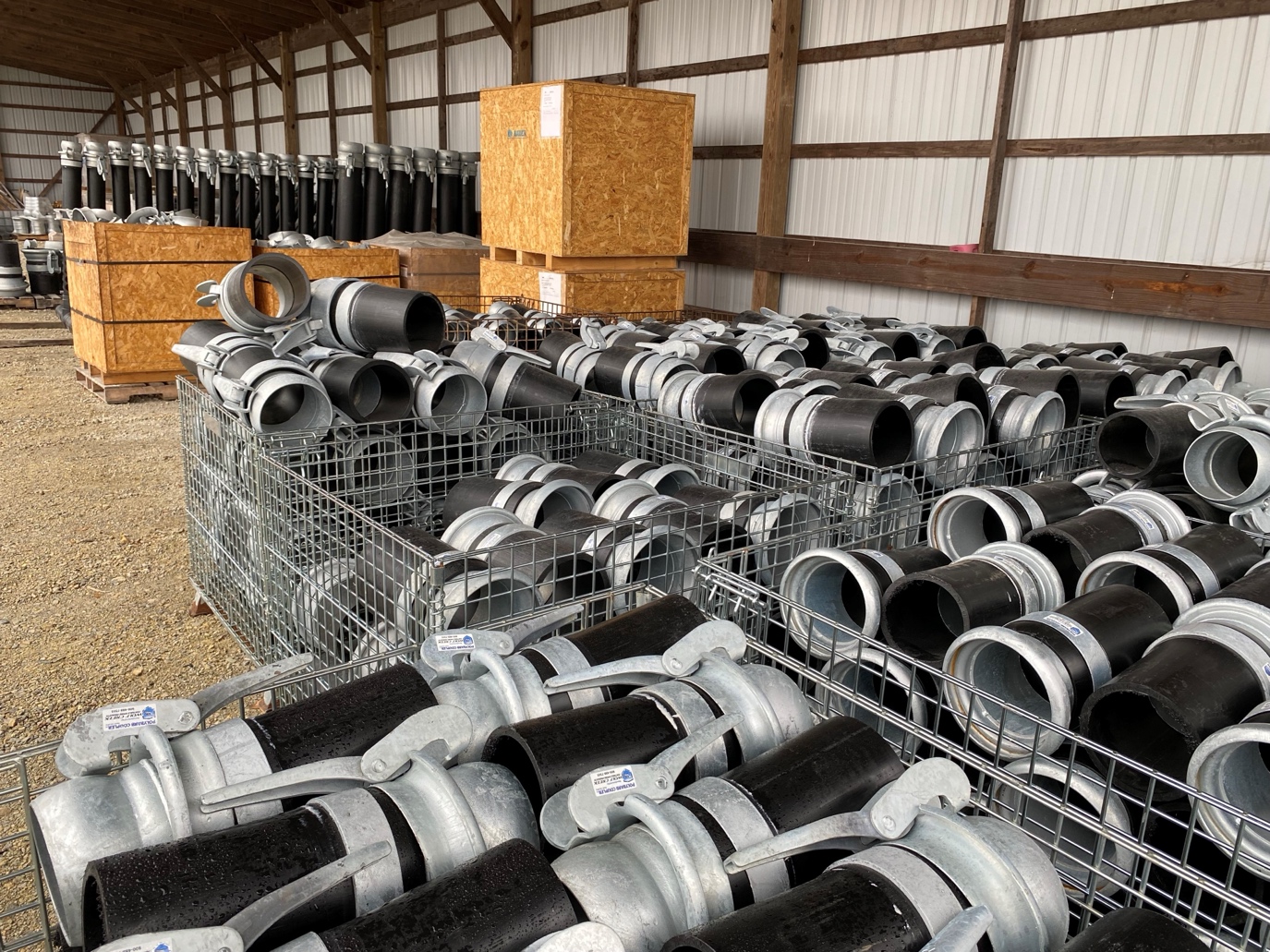 Baskets of poly tails from Wolf Creek