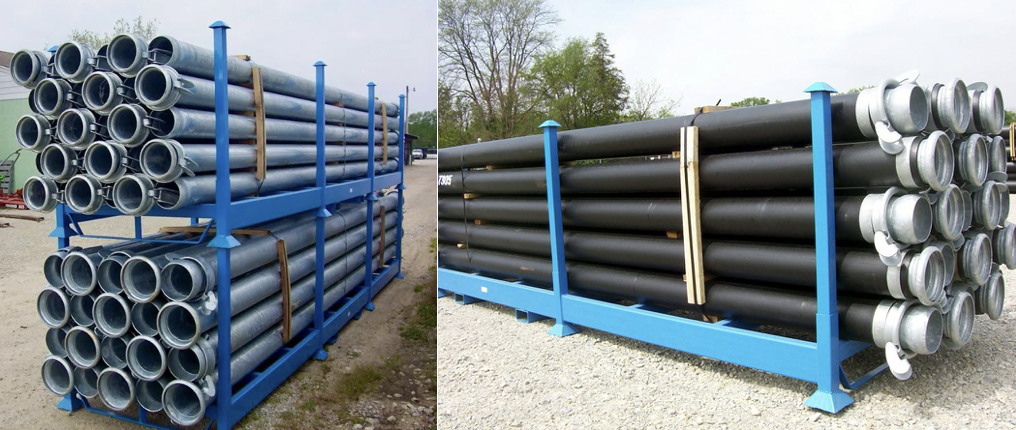 Pipe storage racks at Wolf Creek