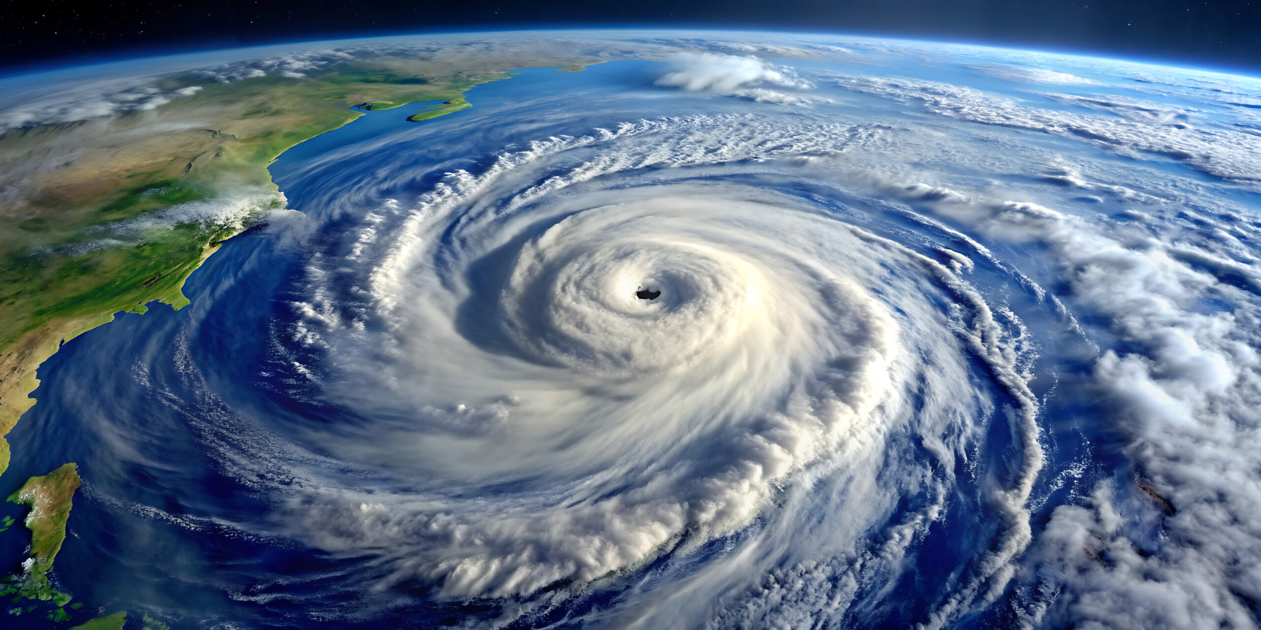 hurricane from above